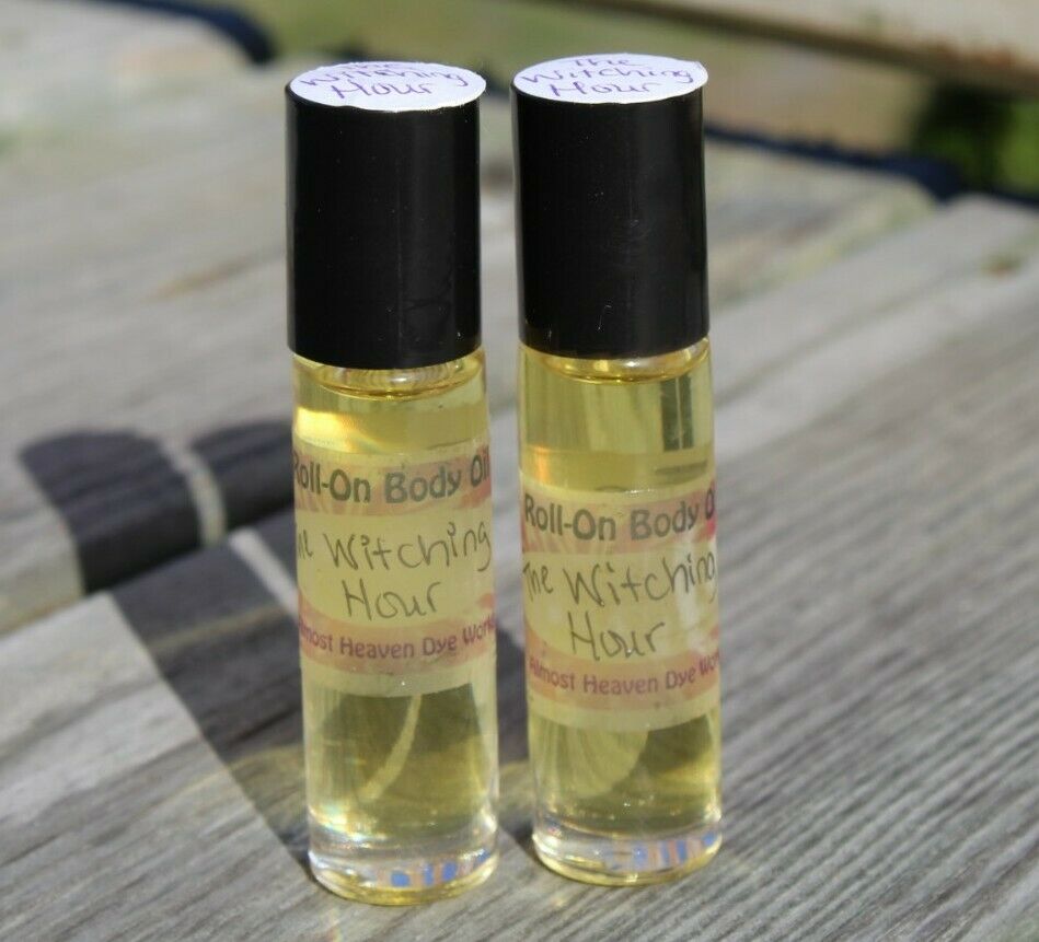 The WITCHING HOUR Roll on Body Oil 10ml glass bottle PERFUME Made in U