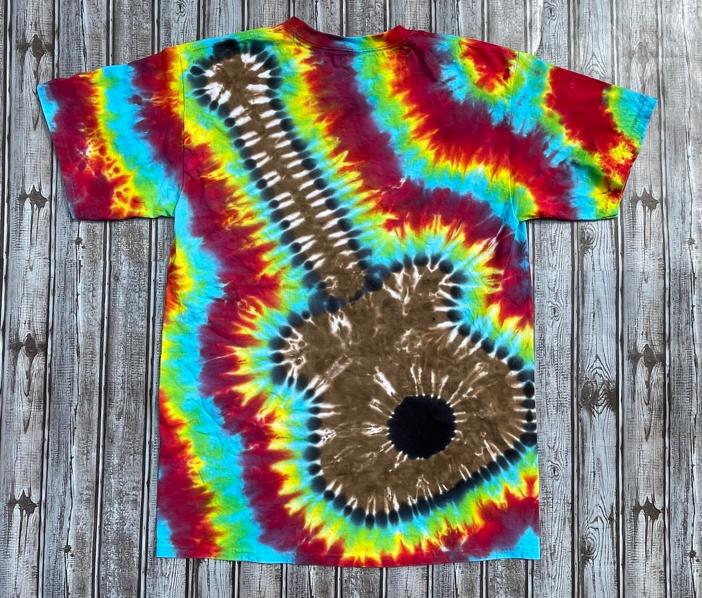 Guitar Tie Dye T-Shirt Adult LARGE