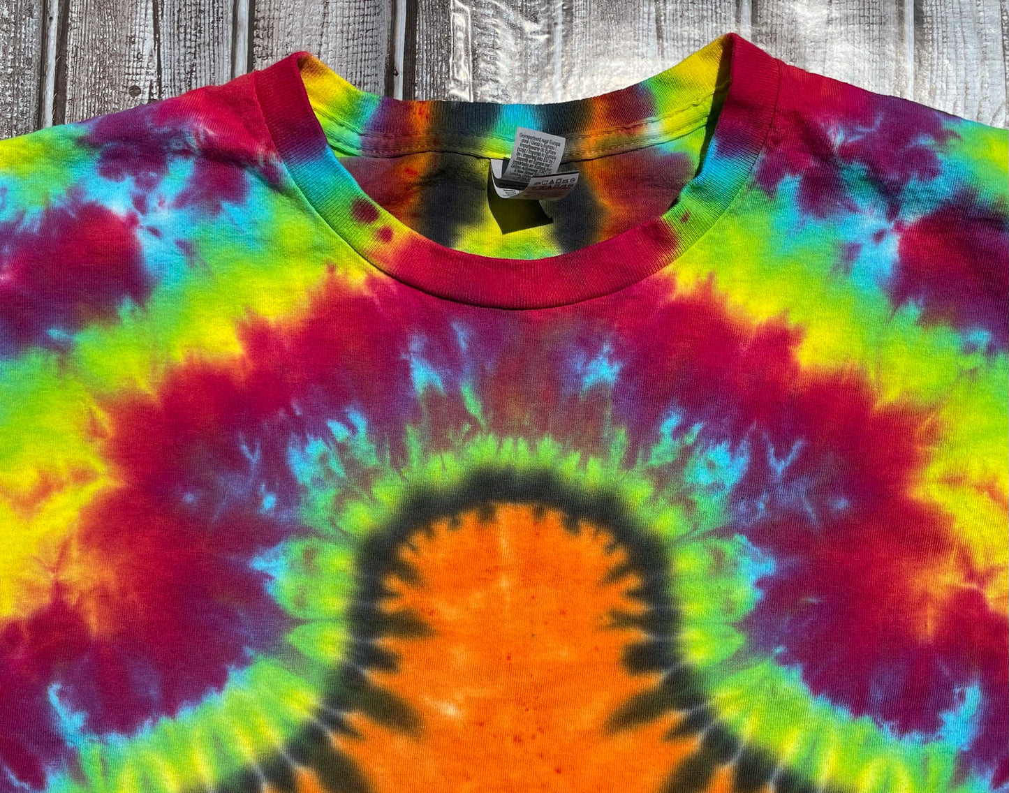 Mushroom Tie Dye T-Shirt Adult LARGE