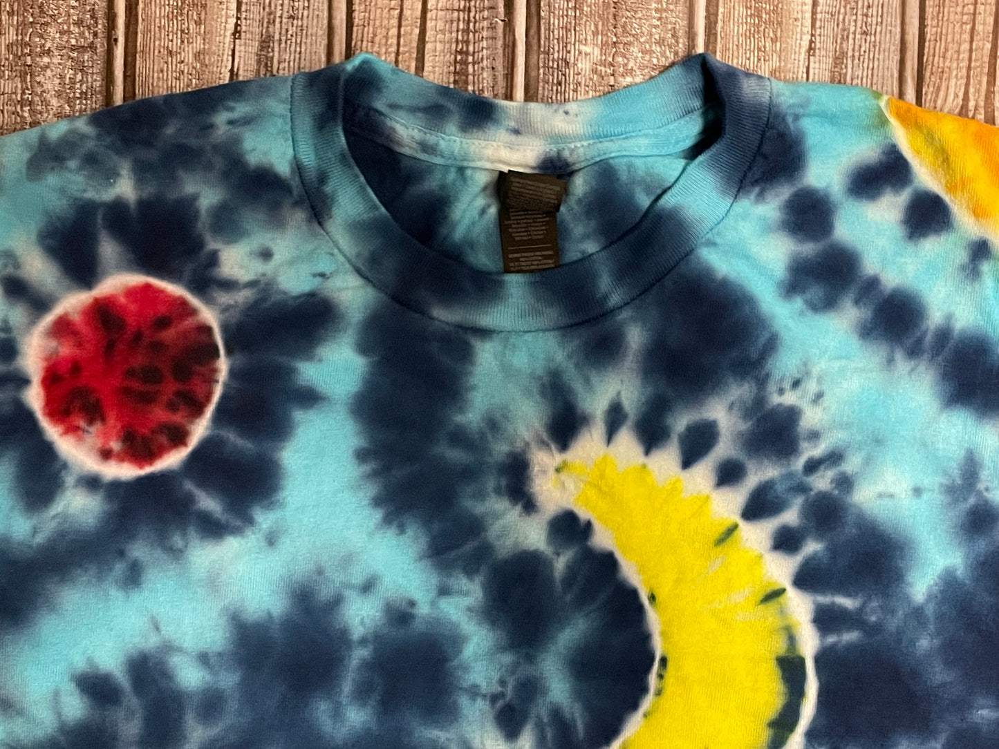 Celestial Bodies Tie Dye T-Shirt Adult SMALL