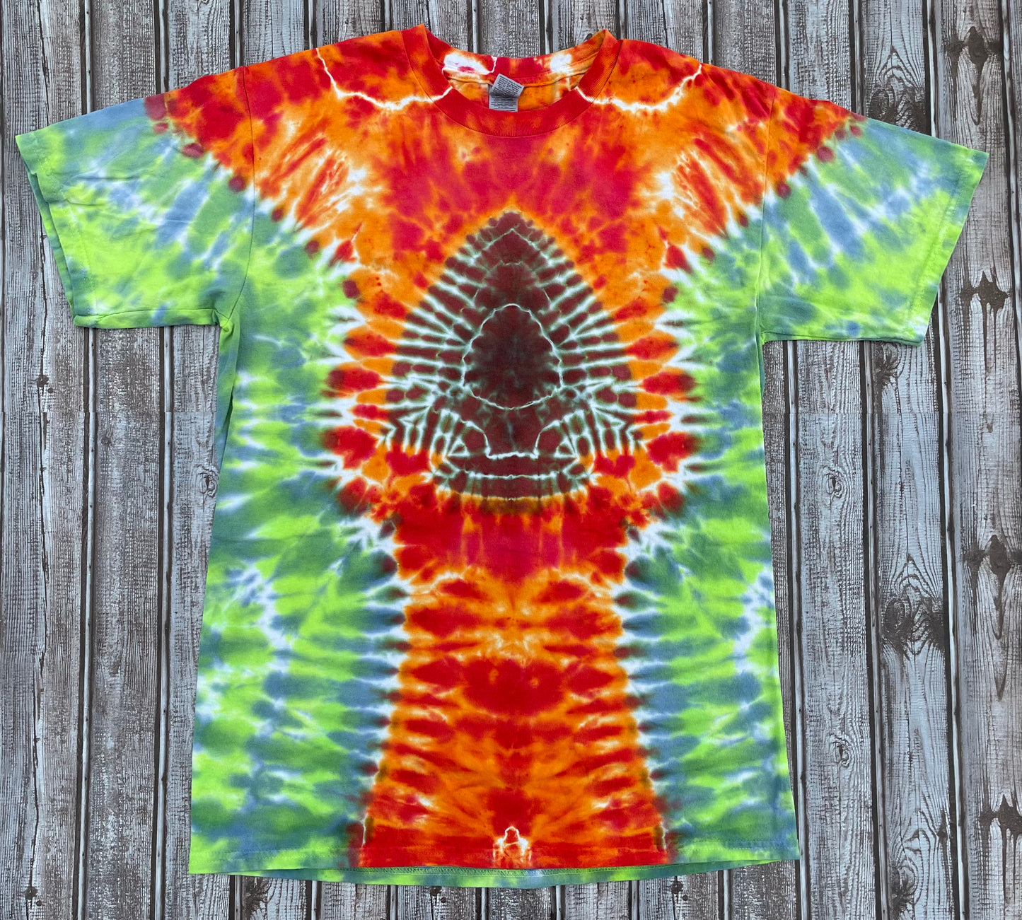 Arrowhead Tie Dye T-Shirt Adult MEDIUM