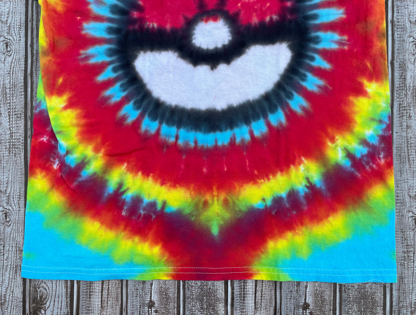 Pokeball Tie Dye T-Shirt KIDS XL