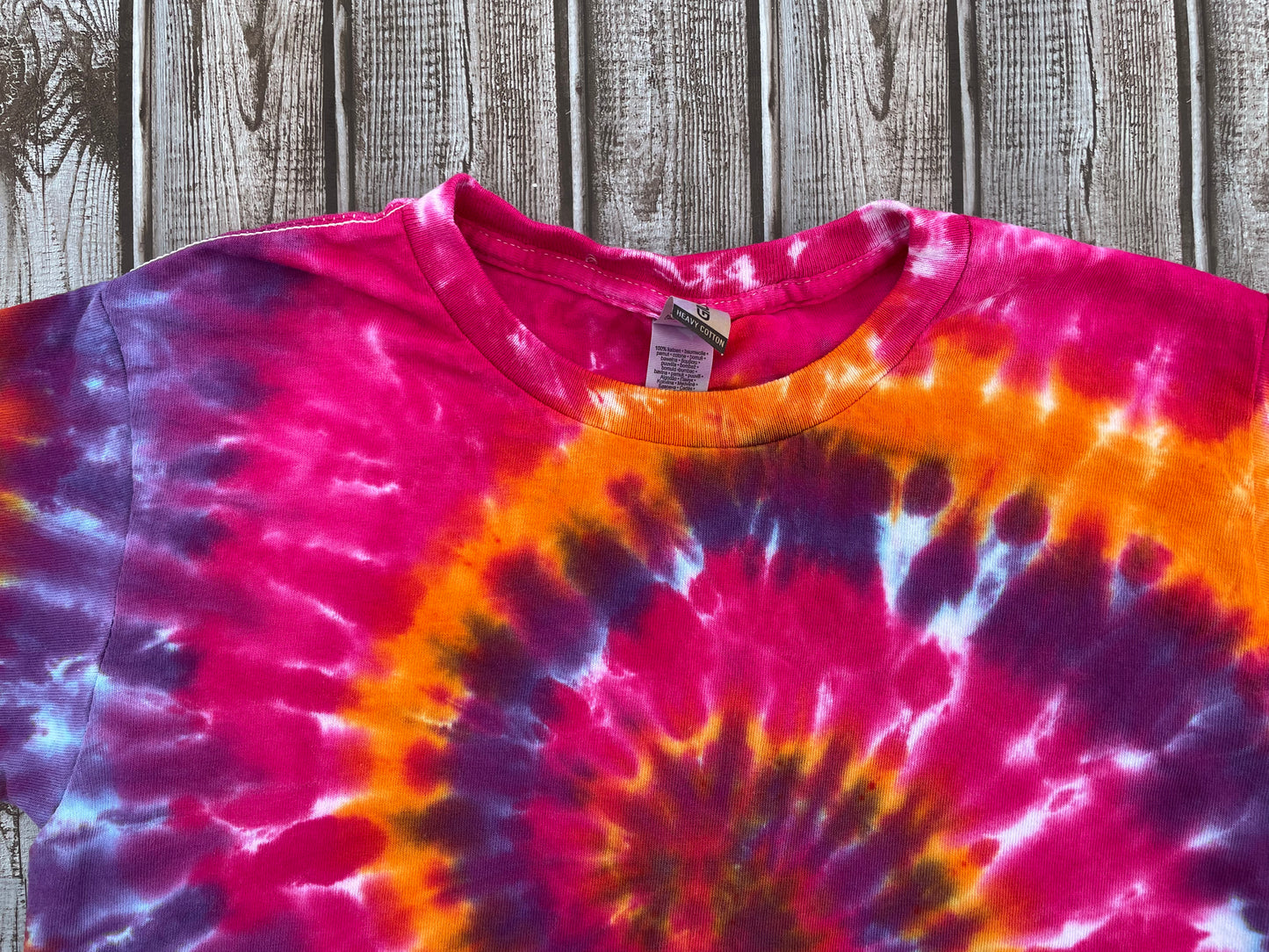 Tie Dye T-Shirt KIDS Small Pink, Purple, Orange