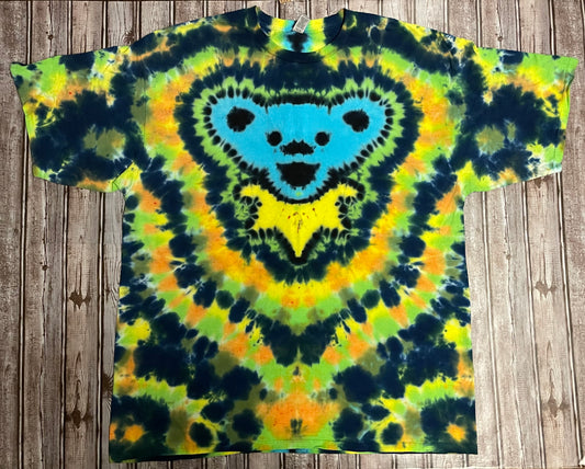 Dancing Bear Tie Dye T-Shirt Adult 3XL