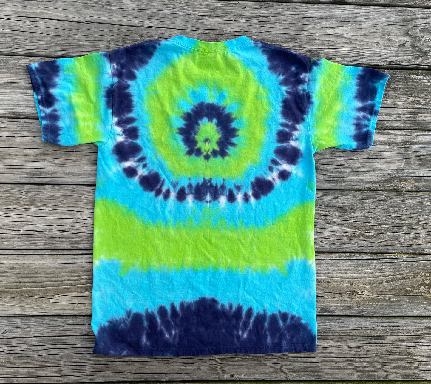 Dancing Bear Face Tie Dye T-Shirt Adult MEDIUM