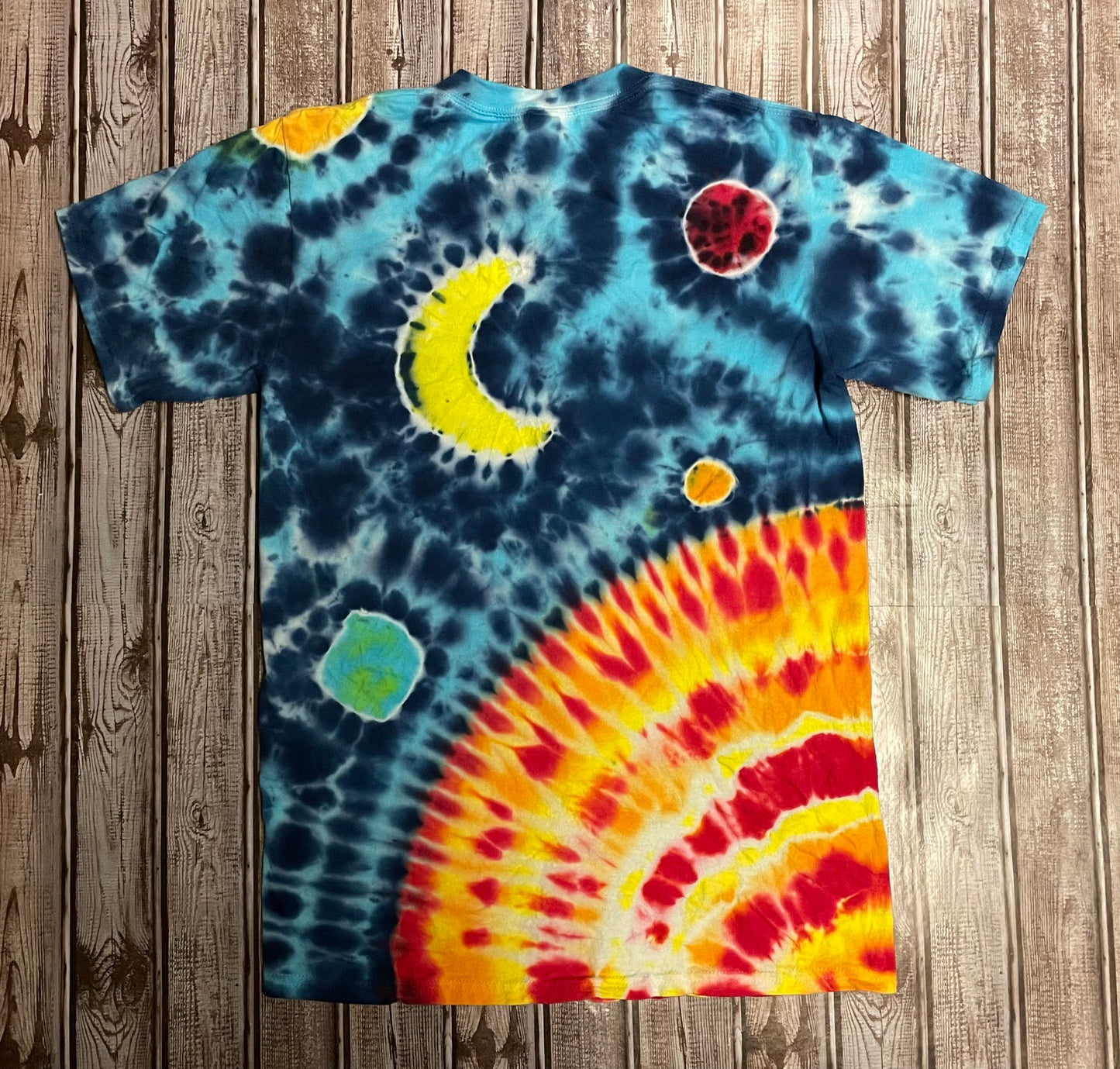 Celestial Bodies Tie Dye T-Shirt Adult SMALL