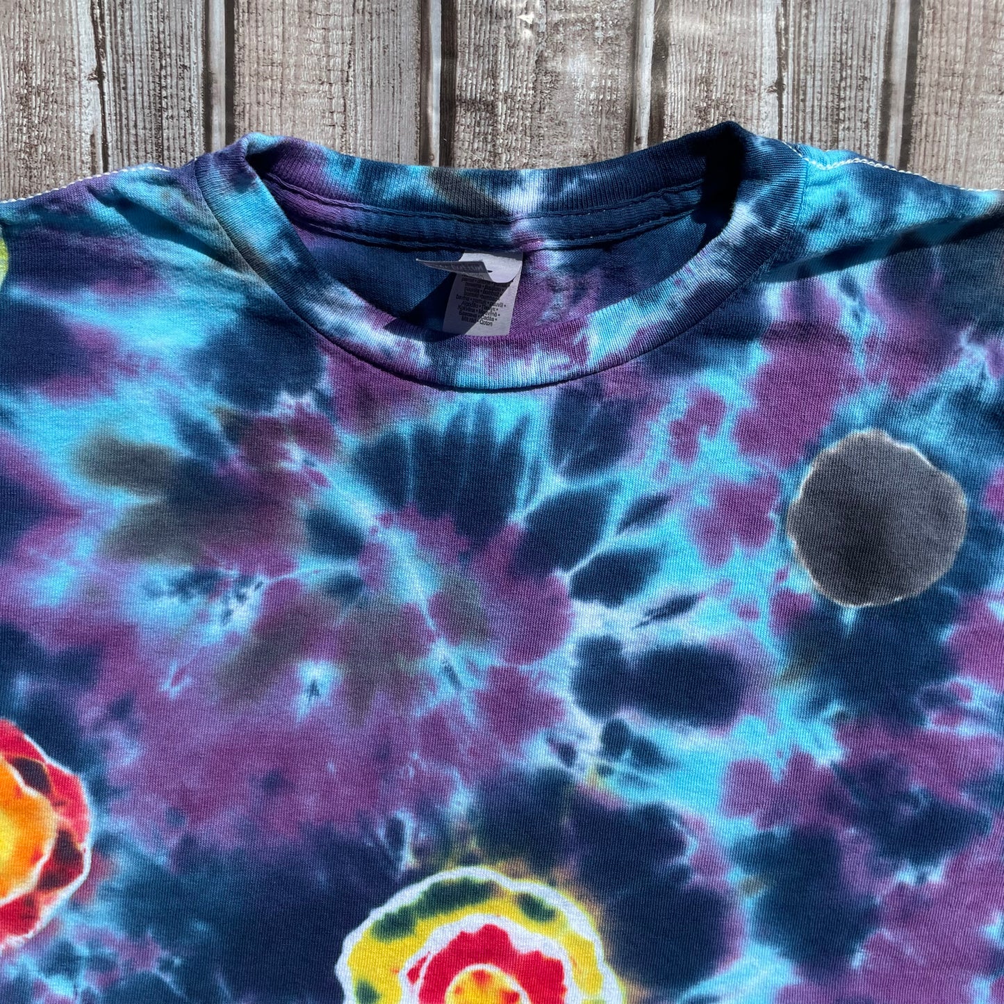 Galaxy Sun Tie Dye T-Shirt KIDS Medium