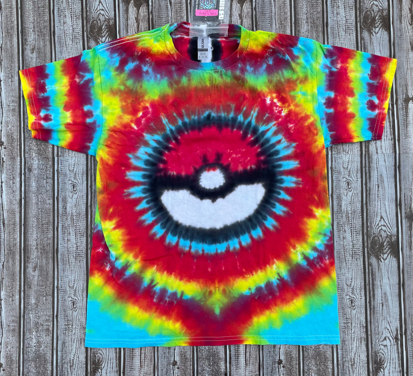 Pokeball Tie Dye T-Shirt KIDS XL