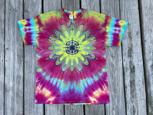 Sunflower Tie Dye T-Shirt Adult LARGE