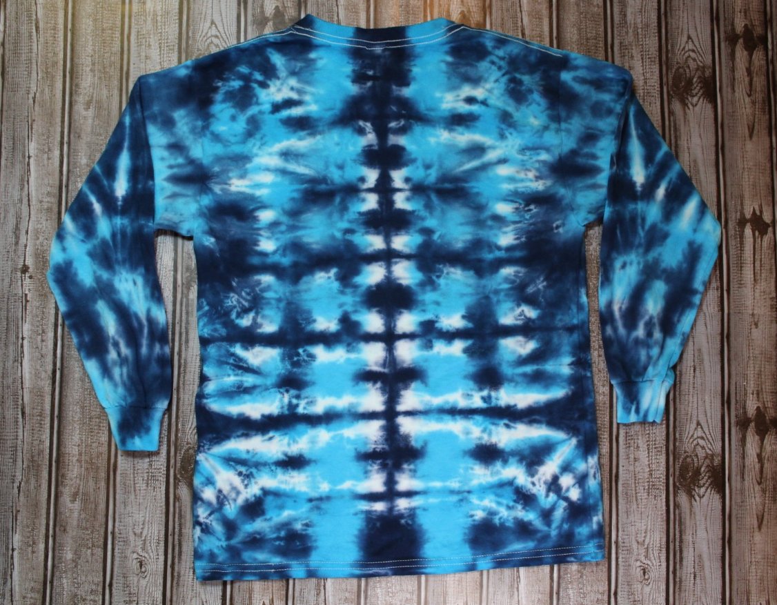 Snowman Tie Dye Long Sleeve T-Shirt Youth Large