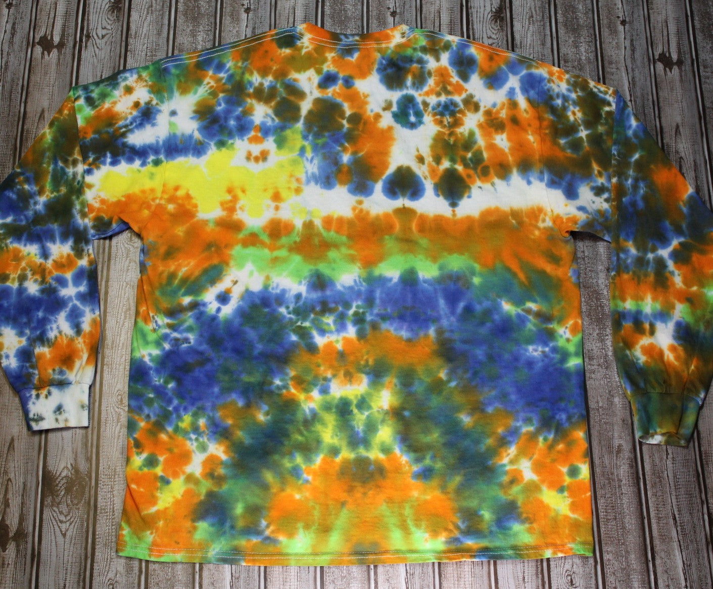 Volkswagen Inspired Tie Dye Long Sleeve T-Shirt Adult XL