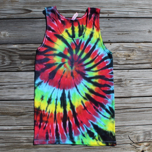 Tie Dye Tank Top Slim Fit RAINBOW - Ladies XX-Large