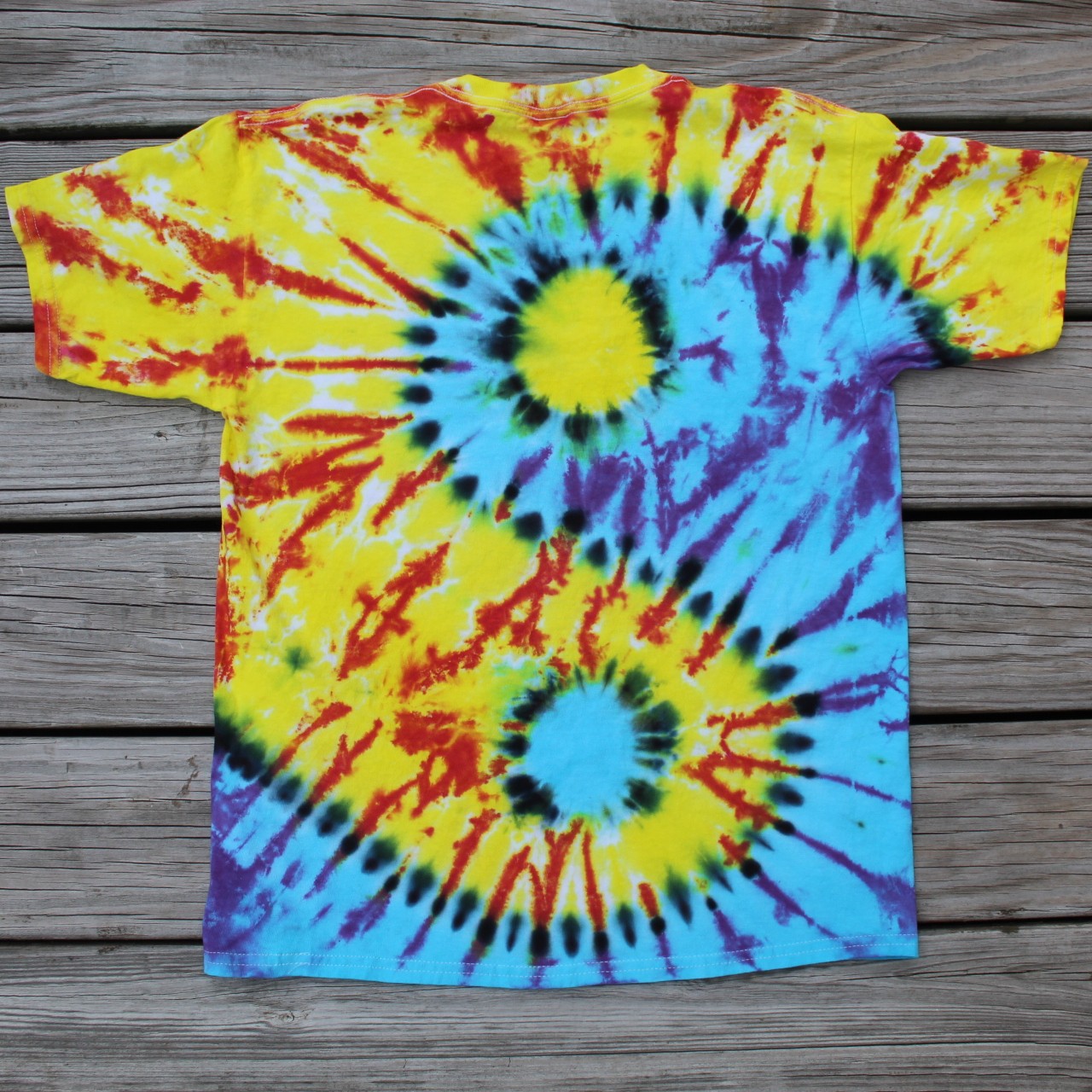 Yin & Yang Tie Dye T-Shirt KIDS XL *Imperfection*