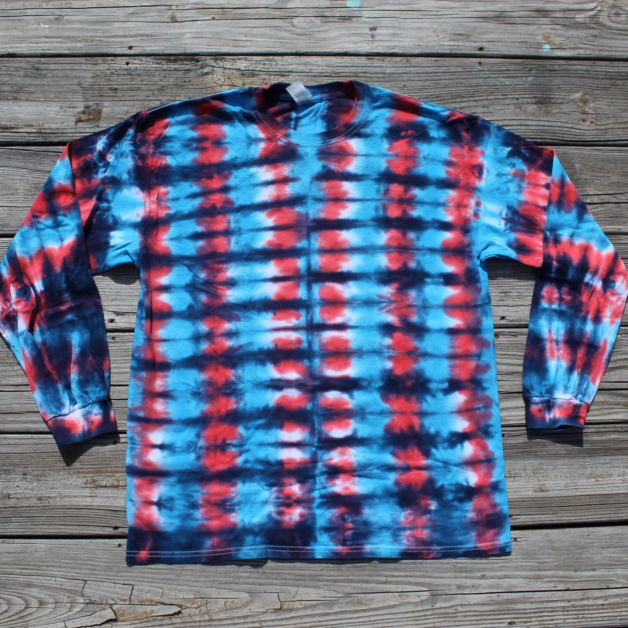 DNA Tie Dye Long Sleeve T-Shirt Adult LARGE