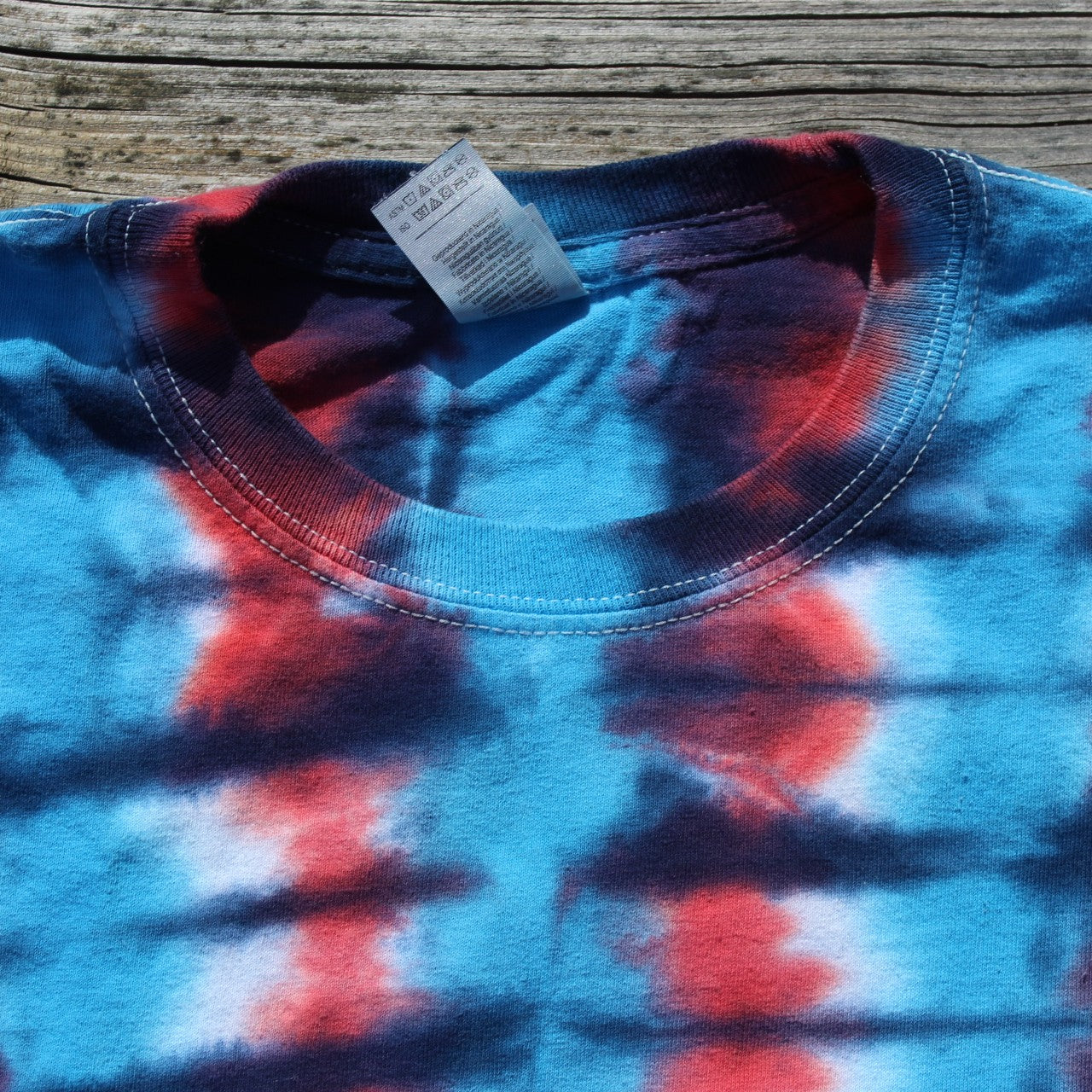 DNA Tie Dye Long Sleeve T-Shirt Adult LARGE