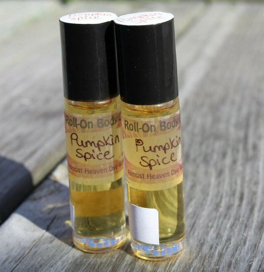 Pumpkin Spice Roll on Body Oil 10ml glass bottle PERFUME FRAGRANCE Made in USA