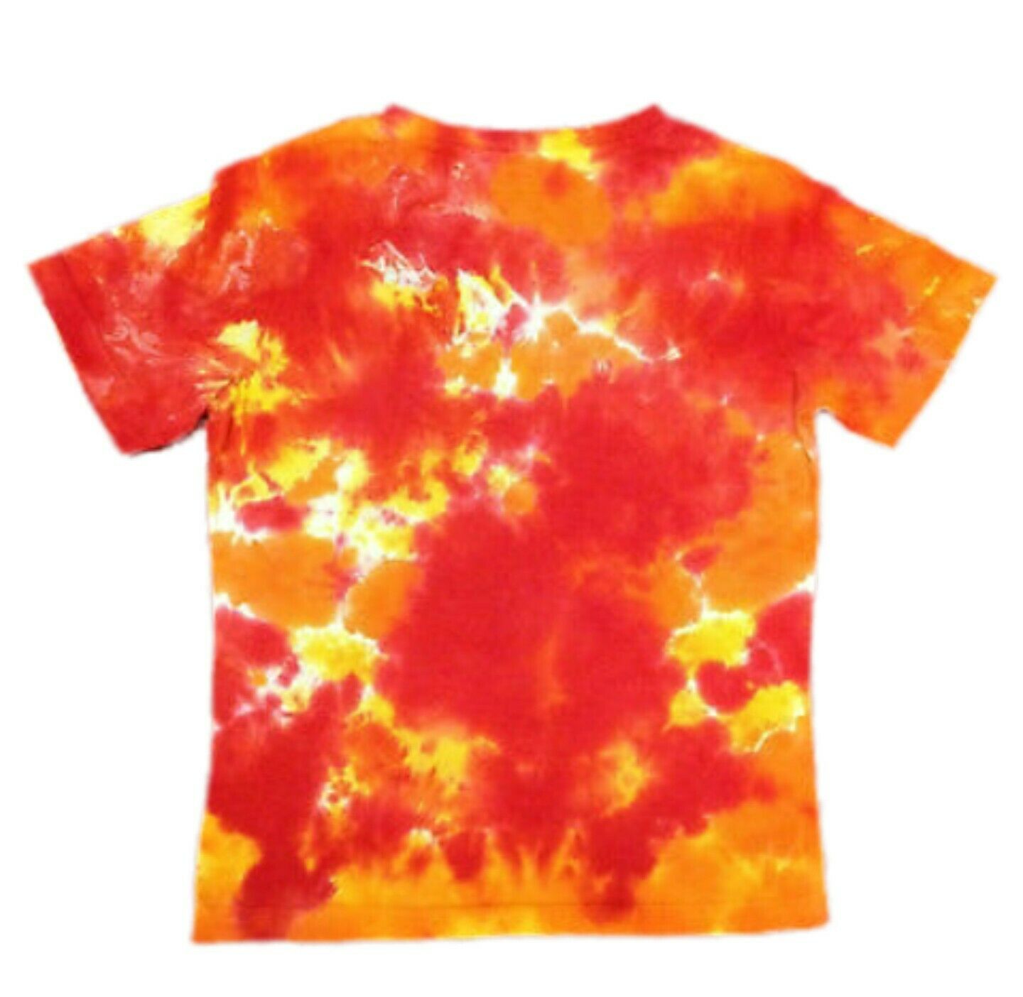 HEART ON FIRE Tie Dye Slim Fit Sleeve Tee Ladies Small