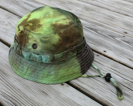 Tie Dye Boonie Hat 100% Cotton Ripstop Self Fabric Loop