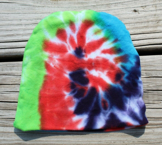 Tie Dye Infant Beanie Cap Rabbit Skins Premium Jersey Baby Hat