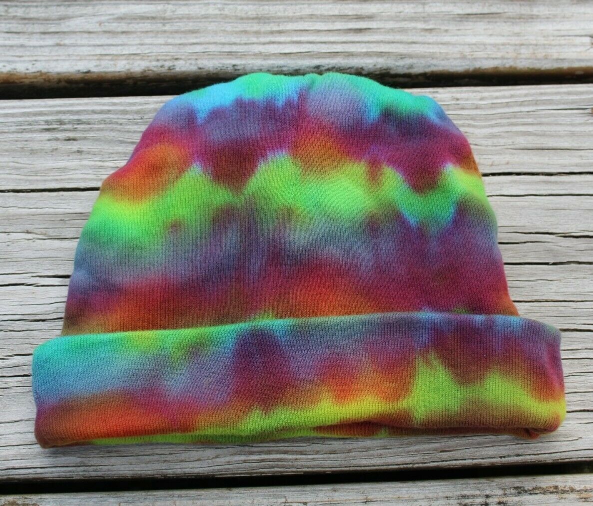 Tie Dye Infant Beanie Cap Rabbit Skins Premium Jersey Baby Hat